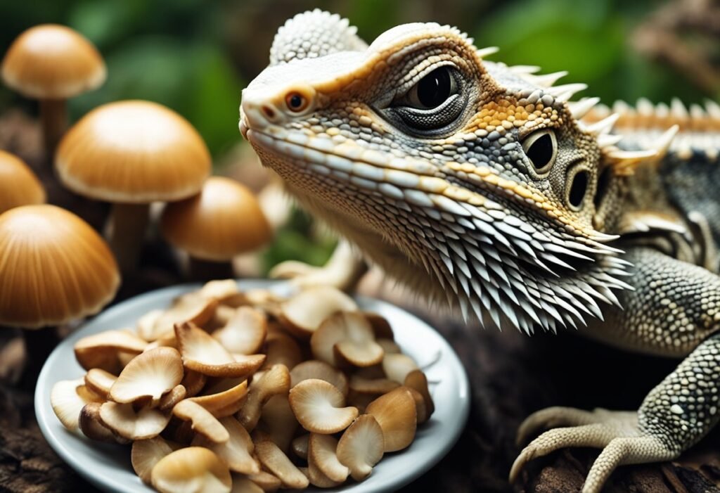Can Bearded Dragons Eat Mushrooms