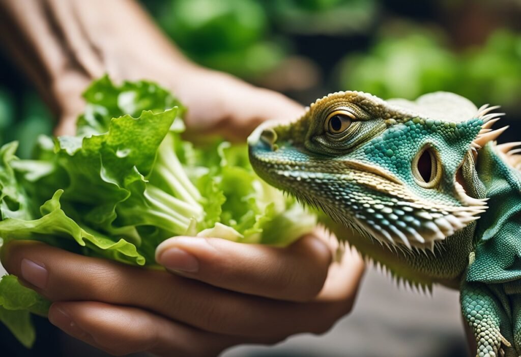 Can a Bearded Dragon Eat Lettuce